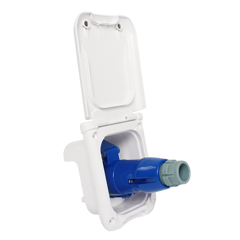 RV 16A Charging Socket Plug Waterproof Charging Socket External Power Car Accessories White